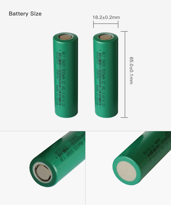 電気スケートボード2のための電源の高容量2500mah 18650電池RoH