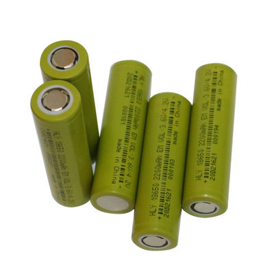 18650の再充電可能なリチウム電池、3.6v 2200mahのリチウム イオン電池の細胞