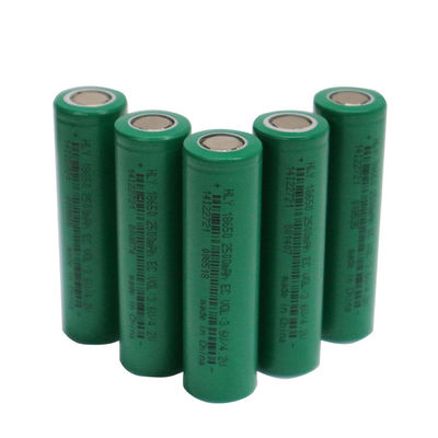 18650 3.6ボルト2500mah李イオン電池の再充電可能なリチウム細胞UN38.3