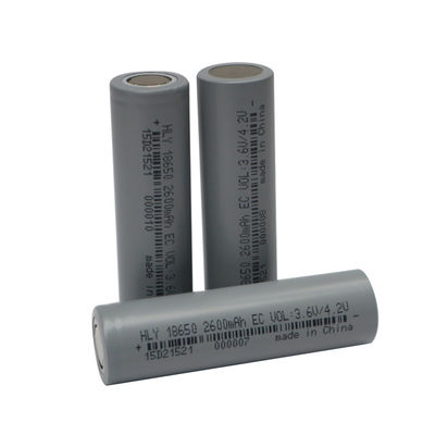 高い発電の家庭電化製品のためのカスタマイズされたリチウム イオン18650電池2600mAh