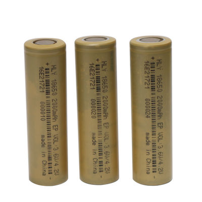 電気用具のための高い比率3.6 Vのリチウム500周期2000mah 18650電池細胞