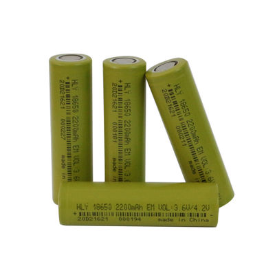 UN38.3円柱高い比率18650の細胞電池3.6Vのリチウム イオン電池2200mah 18650