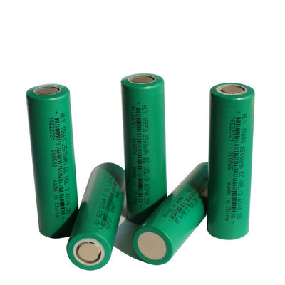 エネルギー蓄積のための再充電可能なリチウム2500mah 18650電池細胞