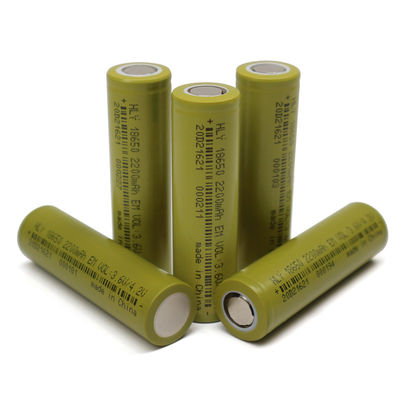 18650の再充電可能なリチウム電池、3.6v 2200mahのリチウム イオン電池の細胞