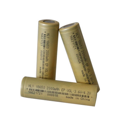 明るい懐中電燈のための移動式力2000mah 18650電池再充電可能なUN38.3