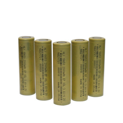 KC 18650の円柱再充電可能なリチウム イオン電池の高エネルギー密度3.6V 2000mAh