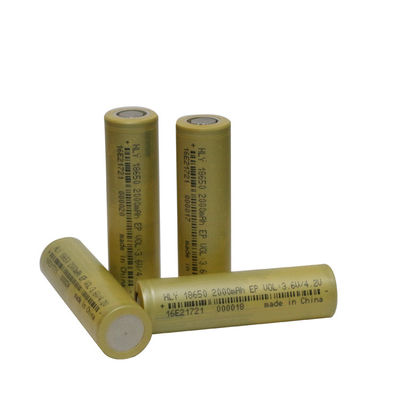 高い安全3.6電気スクーターのためのボルトの再充電可能な2000mah 18650電池