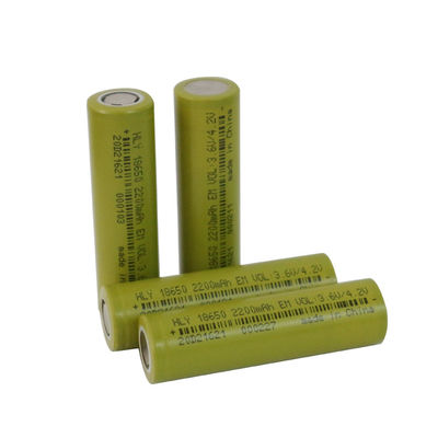 ヘッドライトのための500の時2200mah 3.6v 18650の充電電池