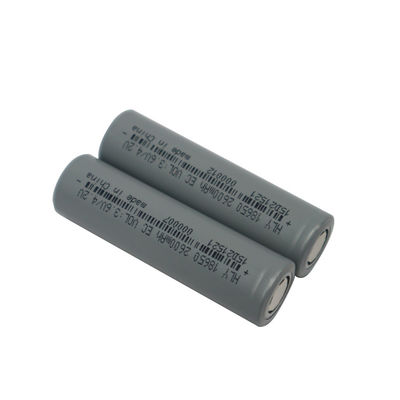 深い周期のリチウム18650 3.7電気スクーターのためのボルト2600mahの充電電池