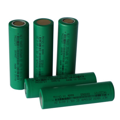 再充電可能なリチウム イオン明るく軽いトーチ電池18650 3.6V 2500mAh
