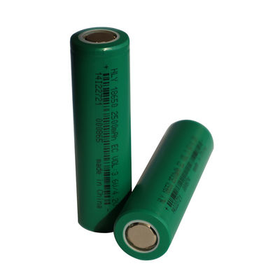 再生利用できる3.6ボルト2500mah 18650電池の再充電可能な高エネルギー密度