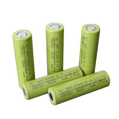 高い保護EVのための再充電可能な2200mah 18650電池細胞3.6V