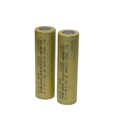2000mAh 3.6V 18650のリチウム イオン電池電気用具のための500回