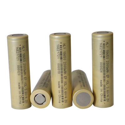 園芸工具のための高エネルギー密度18650のリチウム イオン電池3.6V 2000mAh