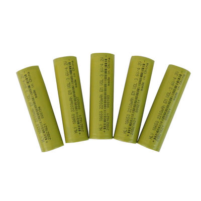 3.6V円柱高い安全リチウム イオン充電電池の細胞2200mah 18650