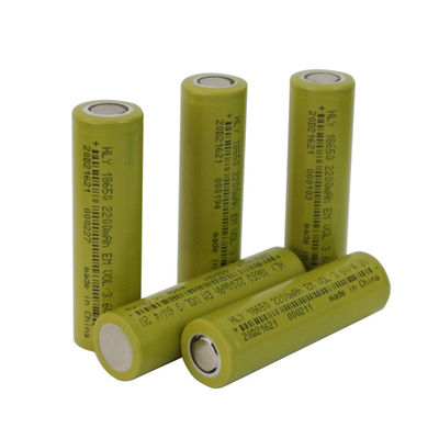 3.6V円柱高い安全リチウム イオン充電電池の細胞2200mah 18650