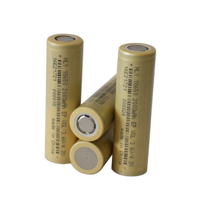 移動式力の円柱明るい懐中電燈のリチウム イオン電池の細胞18650 2000mAh