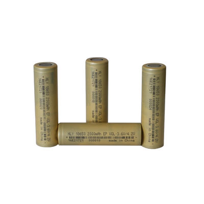 移動式力の円柱明るい懐中電燈のリチウム イオン電池の細胞18650 2000mAh