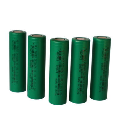 3.6V 2500mah李イオン18650電池のパックの円柱細胞500倍の長いサイクル寿命