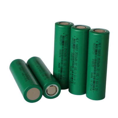 屋外のエネルギー蓄積の高い排出率18650電池の李イオン パック3.6V 2500mah