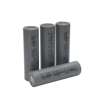 高い発電の再充電可能な円柱李イオン2600mah 18650電池