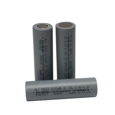 セリウム3.6Vの高い下水管18650の充電電池のリチウム イオン電池2600mah