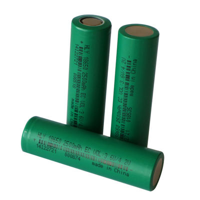 屋外のエネルギー蓄積の高い排出率18650電池の李イオン パック3.6V 2500mah