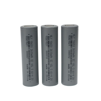 高い発電の家庭電化製品のためのカスタマイズされたリチウム イオン18650電池2600mAh