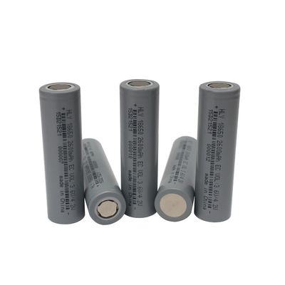 李イオン再充電可能な18650電池2600mah 3.6V 500は高エネルギー密度を時間を計る