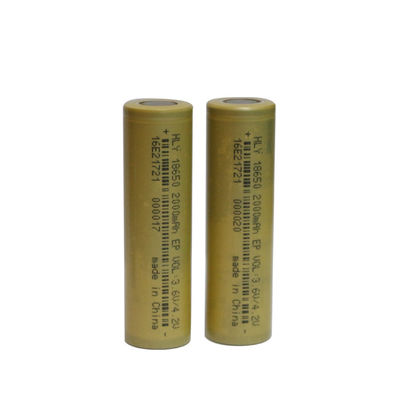 3.6V 2000mAh 18650李イオン家電のための再充電可能な太陽電池の細胞