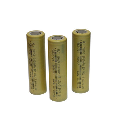 3.6V 2000mAh 18650李イオン家電のための再充電可能な太陽電池の細胞