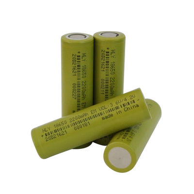 500 18650のリチウム電池2200mah 3.7ボルトの再充電可能な細胞の高い比率を循環させる