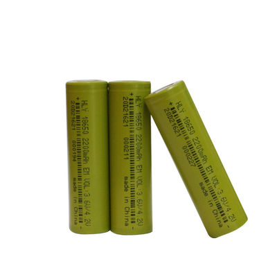 FCC 18650の再充電可能な2200mAhリチウム イオン電池の高い排出率