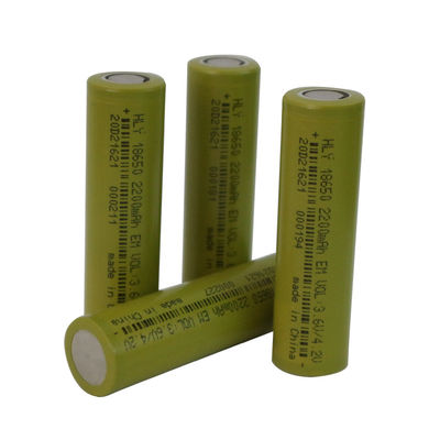 500 18650のリチウム電池2200mah 3.7ボルトの再充電可能な細胞の高い比率を循環させる