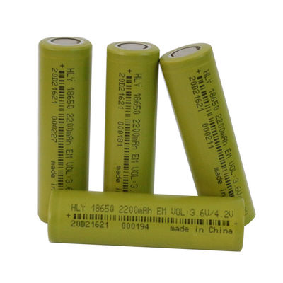 500 18650のリチウム電池2200mah 3.7ボルトの再充電可能な細胞の高い比率を循環させる